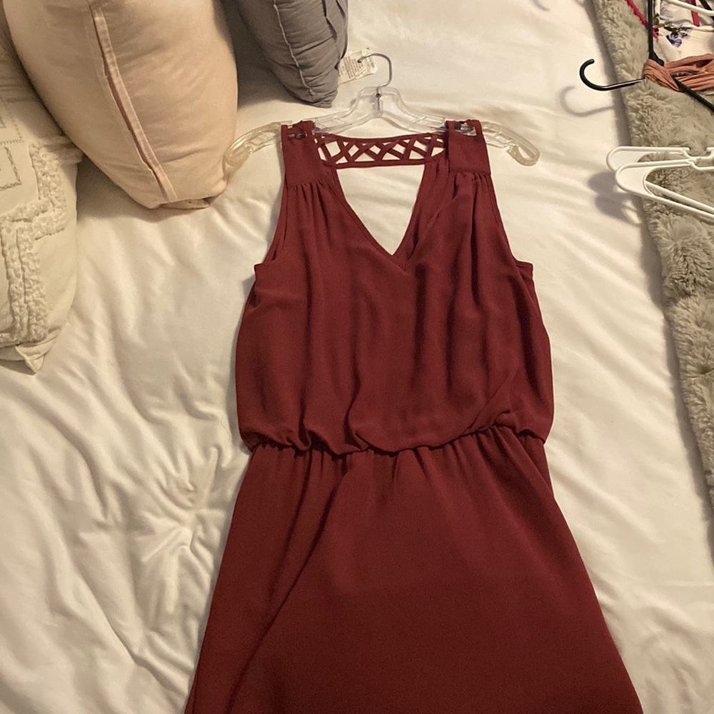 Maroon dress
